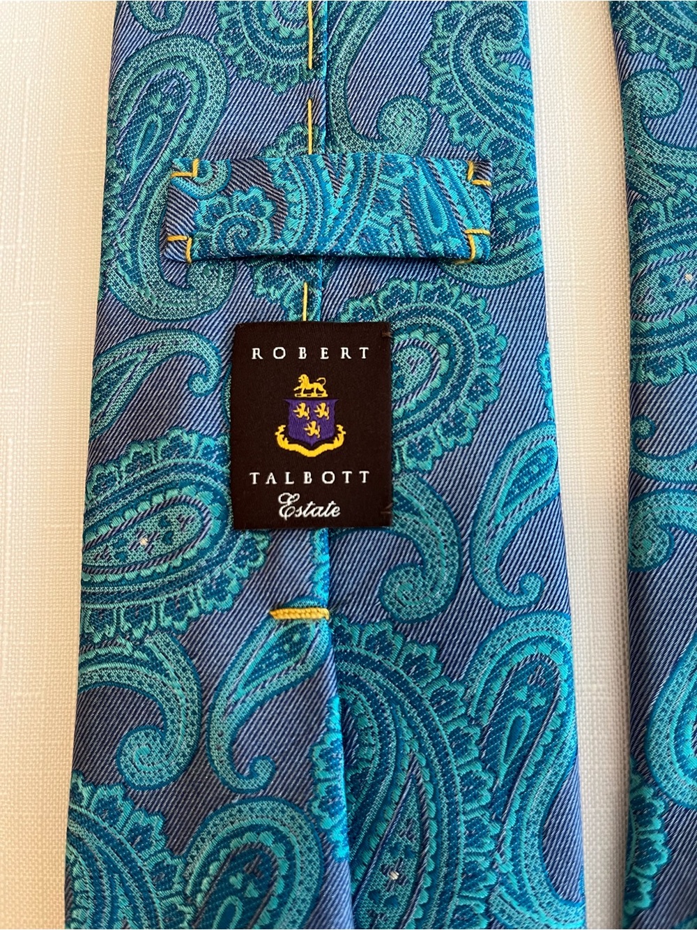 Robert Talbott Estate Hand Made Silk Paisley Tie